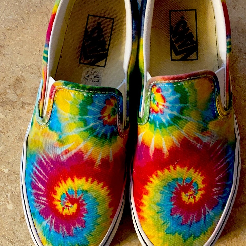 Women’s size 7.5 Tye Dye Vans